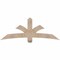 Ekena Millwork Davenport Smooth Timber Gable Bracket, Douglas Fir, 72"W x 27"H x 5 1/2"D x 5 1/2"F, 9/12 Pitch GBW072X27X0606DAV00SDF - alternate 1